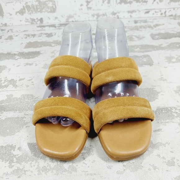 New Steve Madden Wizen Suede Slide Minimal Elegant Sandals B83 - Picture 3 of 11